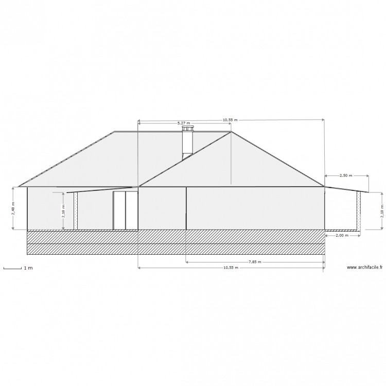 facade Est. Plan de 0 pièce et 0 m2