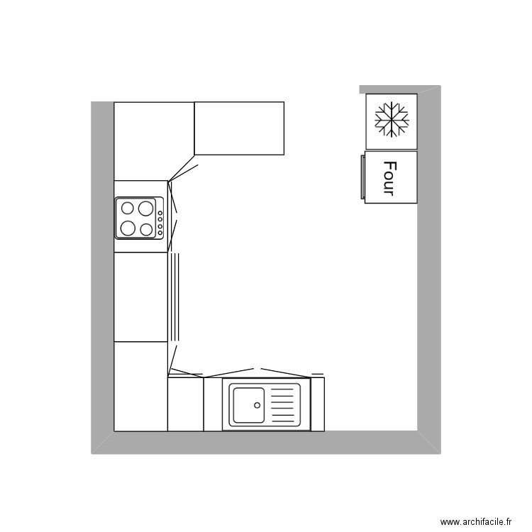 cuisine. Plan de 0 pièce et 0 m2