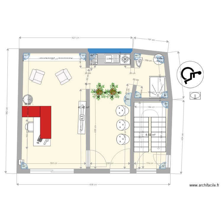 visan v5. Plan de 0 pièce et 0 m2