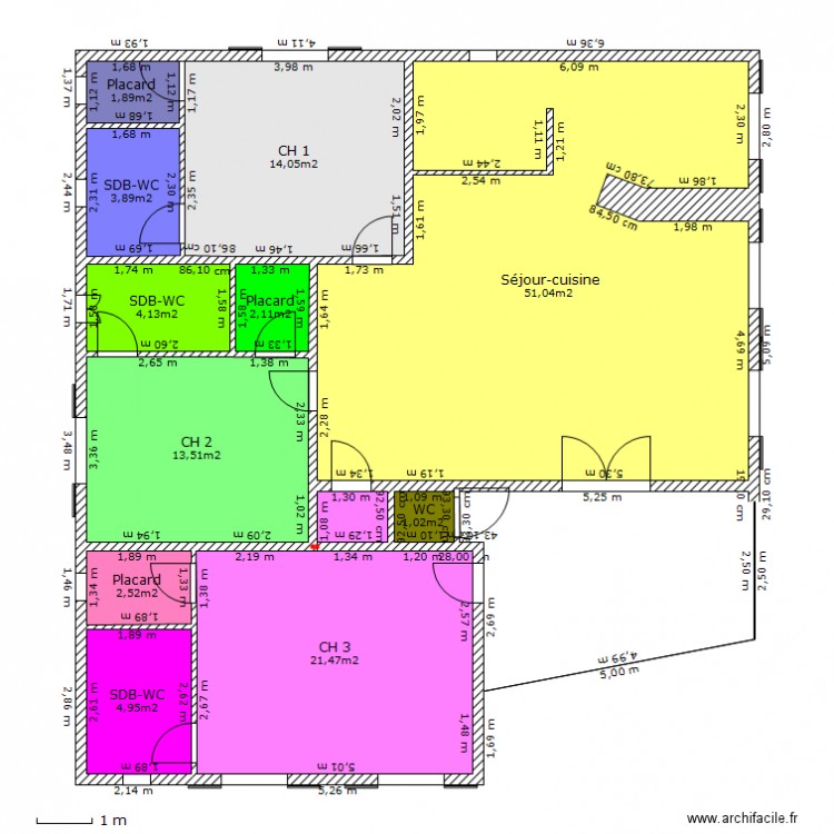 maison plage. Plan de 0 pièce et 0 m2