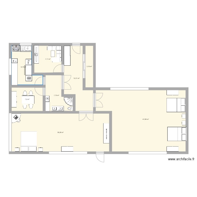  cd1 Evan Dumas groupe 105. Plan de 0 pièce et 0 m2