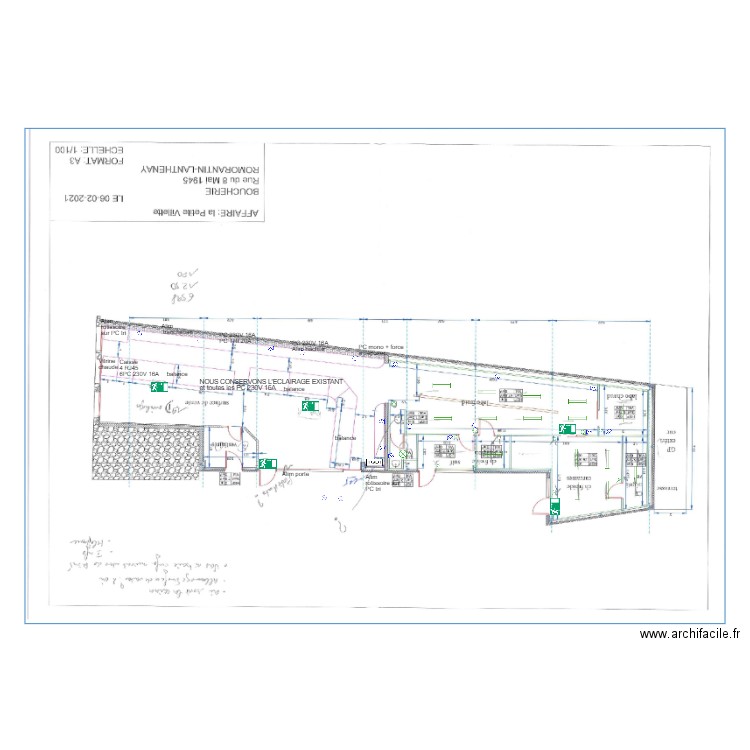 Boucherie de Romorantin. Plan de 0 pièce et 0 m2