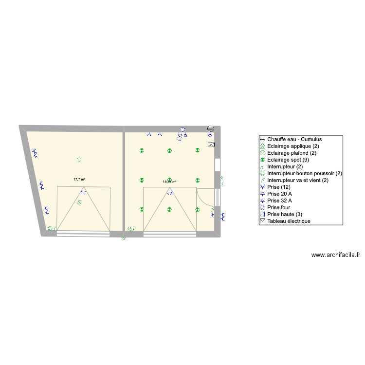 Mureaux. Plan de 0 pièce et 0 m2