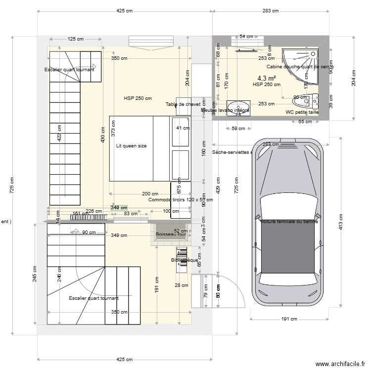 GRENIER PAGNY OPTION 3. Plan de 0 pièce et 0 m2