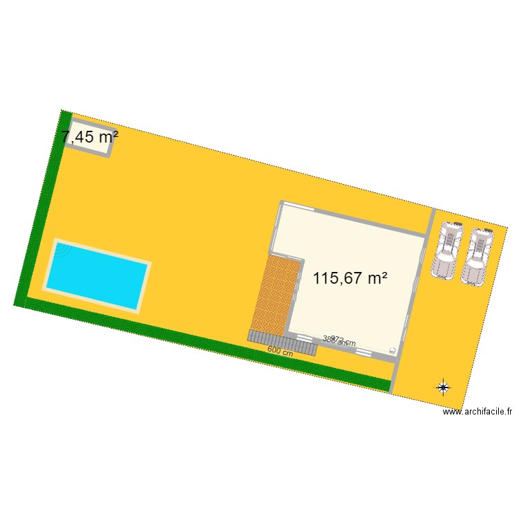 Maison St Barthelemy. Plan de 4 pièces et 427 m2