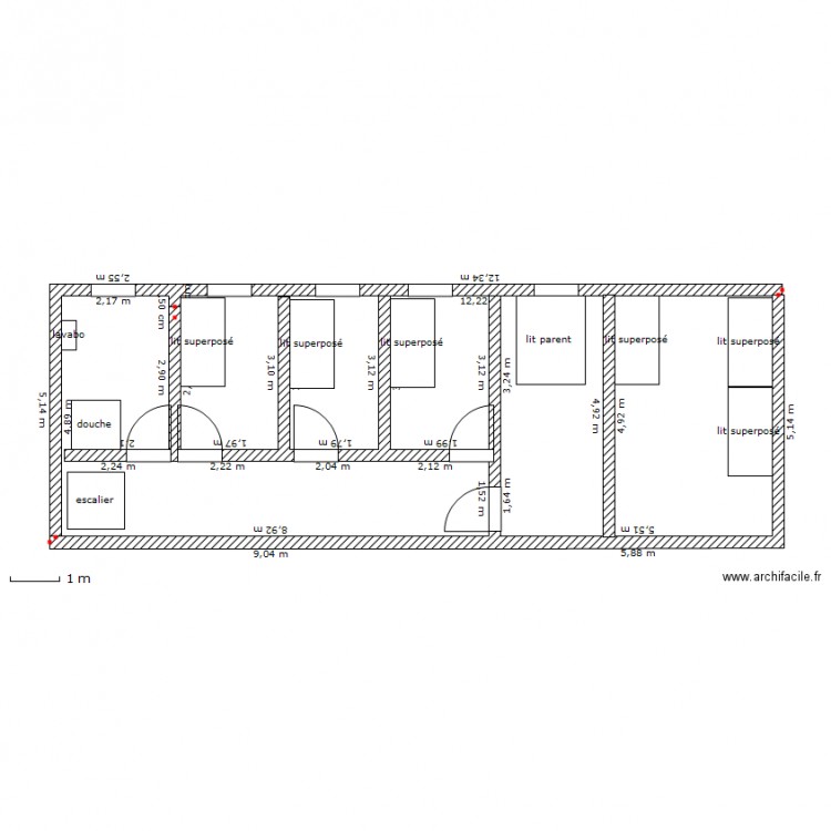 vieille ferme. Plan de 0 pièce et 0 m2