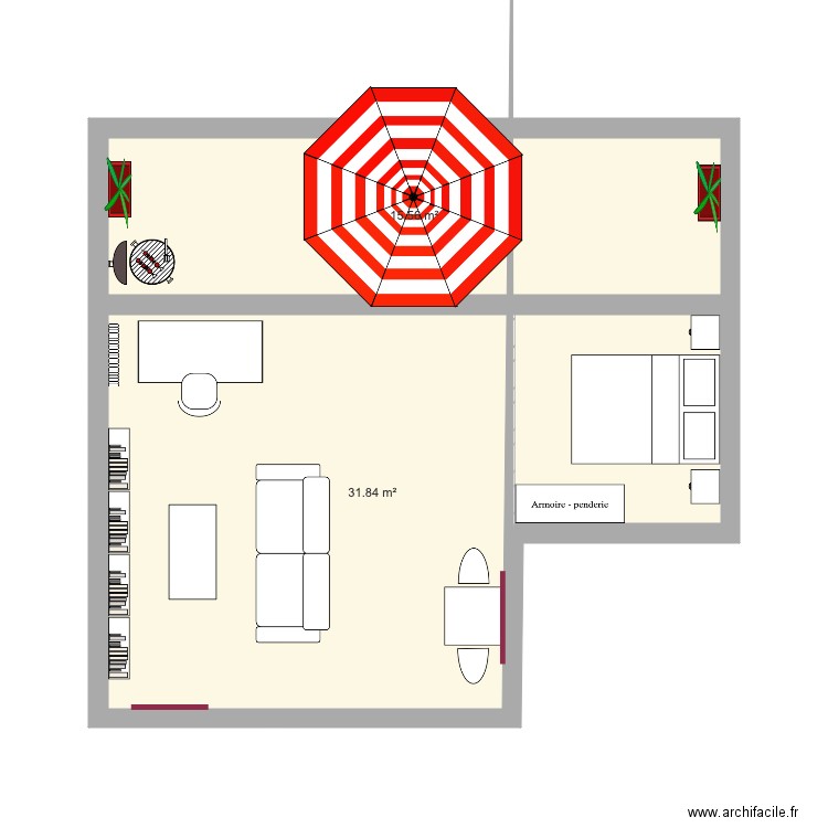 bosquet. Plan de 0 pièce et 0 m2