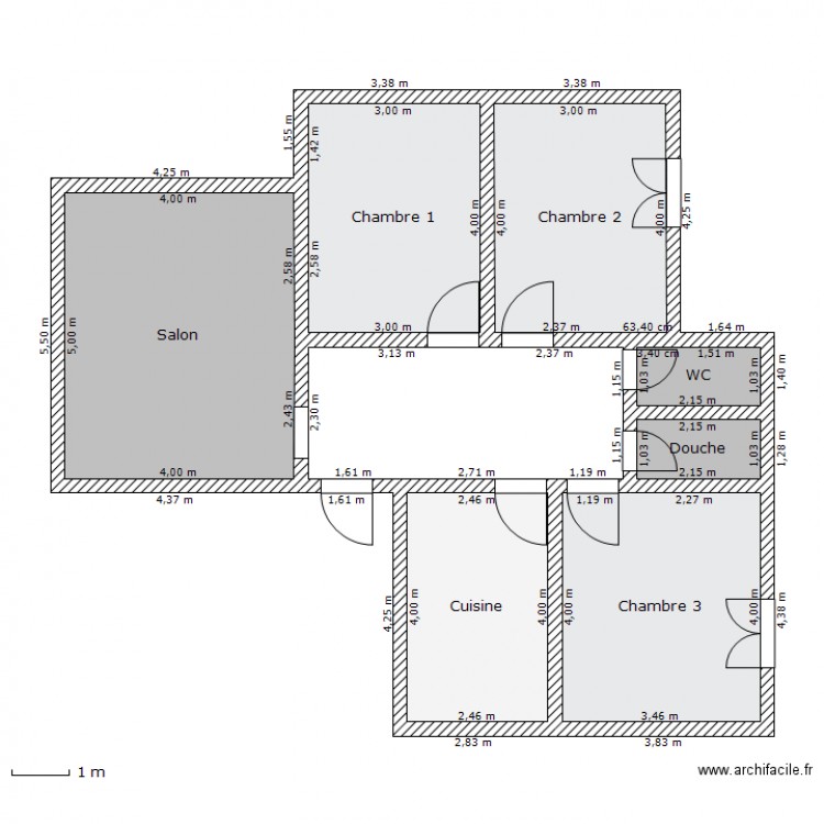 Plan NS-maison. Plan de 0 pièce et 0 m2