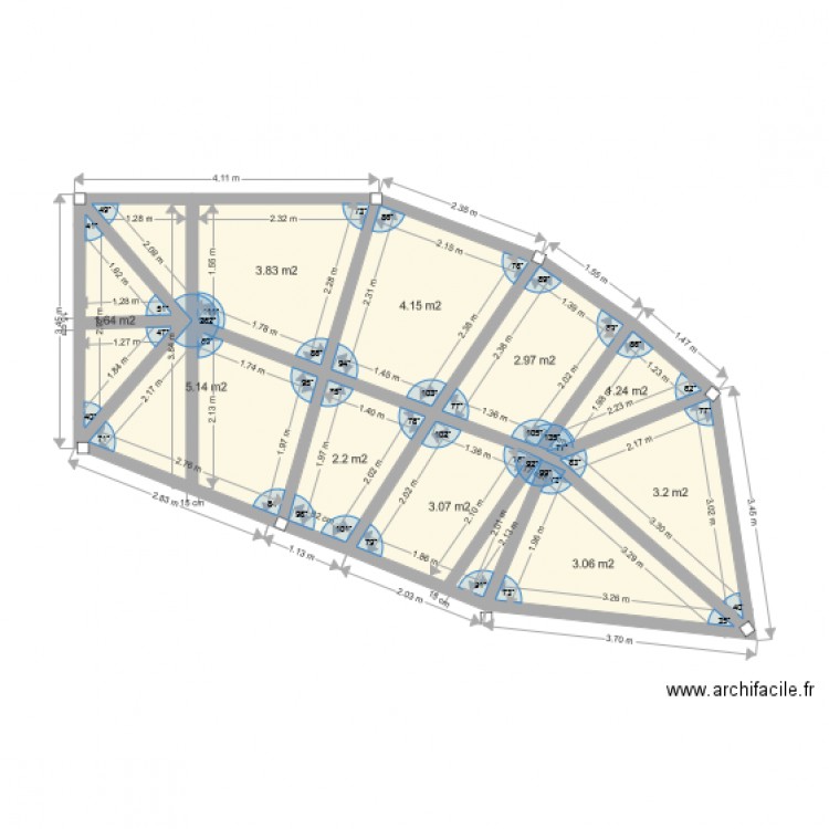 terrasse 1. Plan de 0 pièce et 0 m2