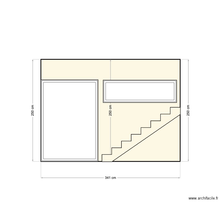 Façade intérieure Ch5. Plan de 0 pièce et 0 m2