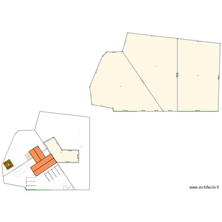 mam. Plan de 4 pièces et 2905 m2