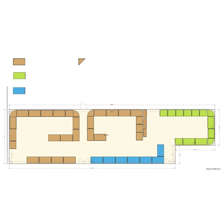 Salle ATC 2. Plan de 0 pièce et 0 m2