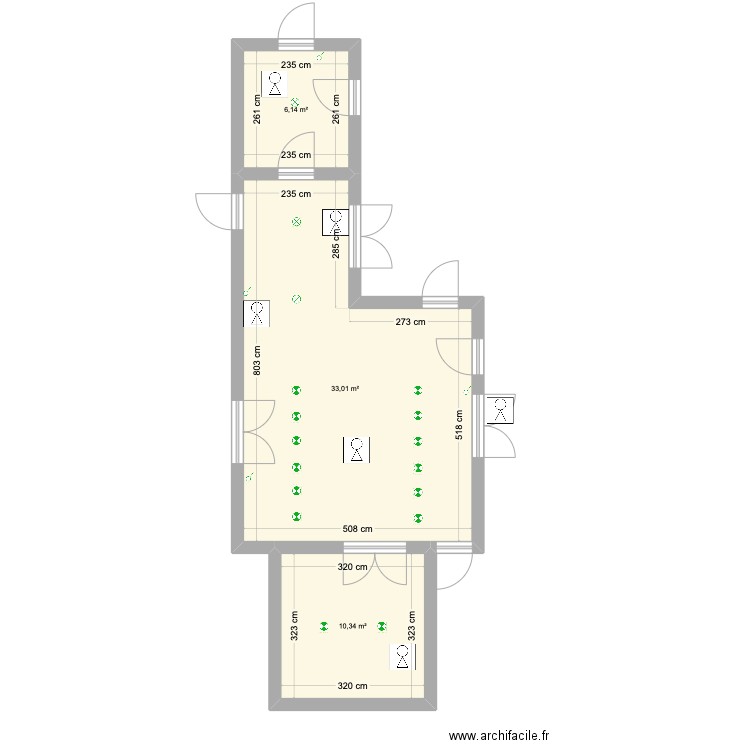 plan chantier bts 2024 2025. Plan de 3 pièces et 49 m2