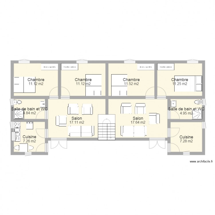 studio moderne de location. Plan de 0 pièce et 0 m2