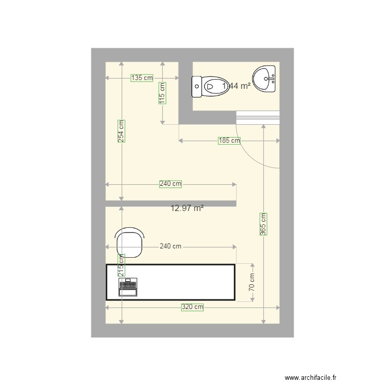 Layout Santin. Plan de 0 pièce et 0 m2