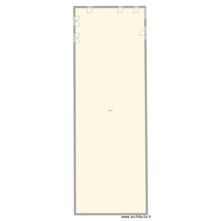 Domaine saint meen . Plan de 1 pièce et 306 m2