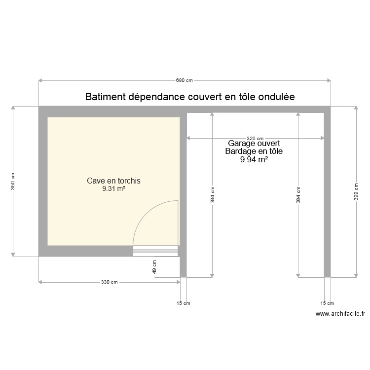 Dépendance Latanne. Plan de 0 pièce et 0 m2