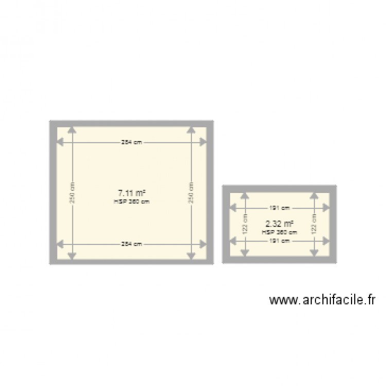 CHAMBRE FROIDE . Plan de 0 pièce et 0 m2