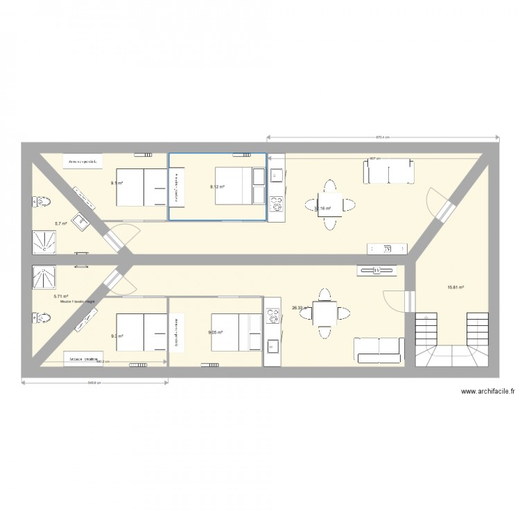 IMMEUBLE 3EME. Plan de 0 pièce et 0 m2