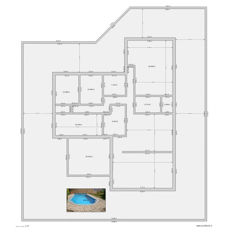 Maison   Terrain. Plan de 0 pièce et 0 m2