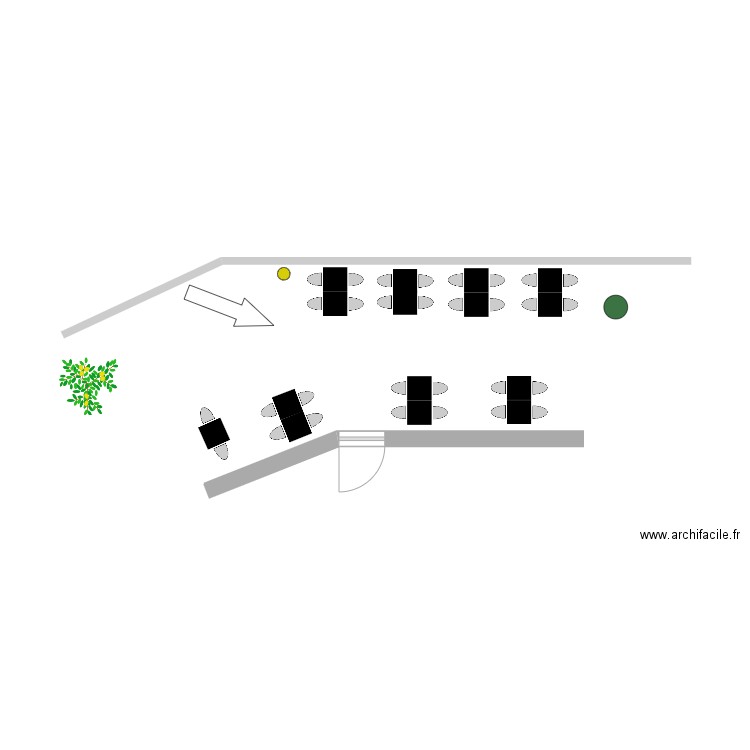 Terasse My Tannour Ixelles. Plan de 0 pièce et 0 m2