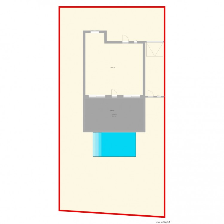 maison gigean  piscine 2. Plan de 0 pièce et 0 m2