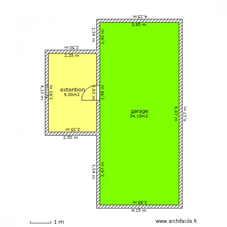 airsoft garage. Plan de 0 pièce et 0 m2