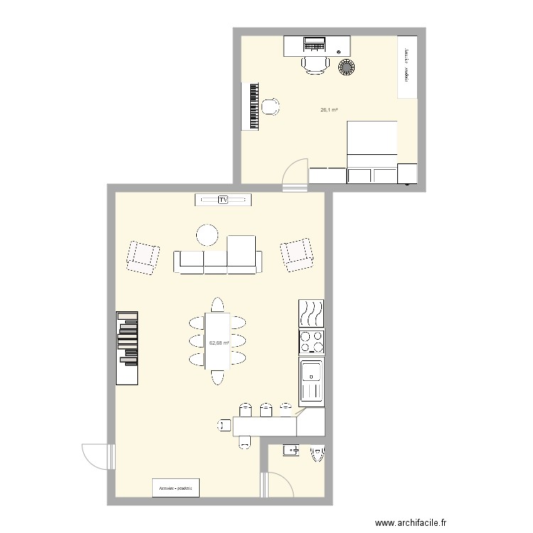 PROJET1. Plan de 0 pièce et 0 m2