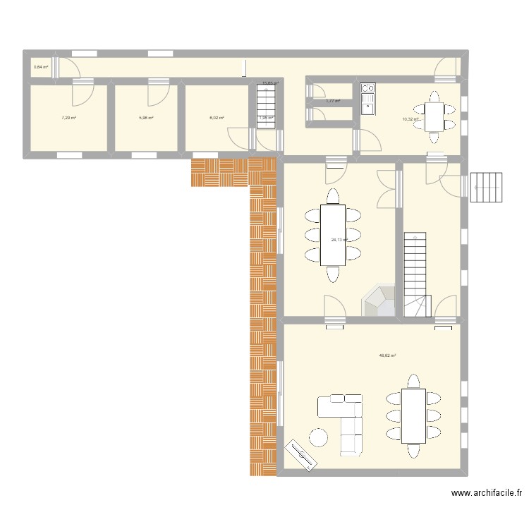 GOUTTES. Plan de 0 pièce et 0 m2