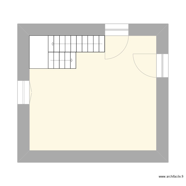 escalier salon. Plan de 0 pièce et 0 m2