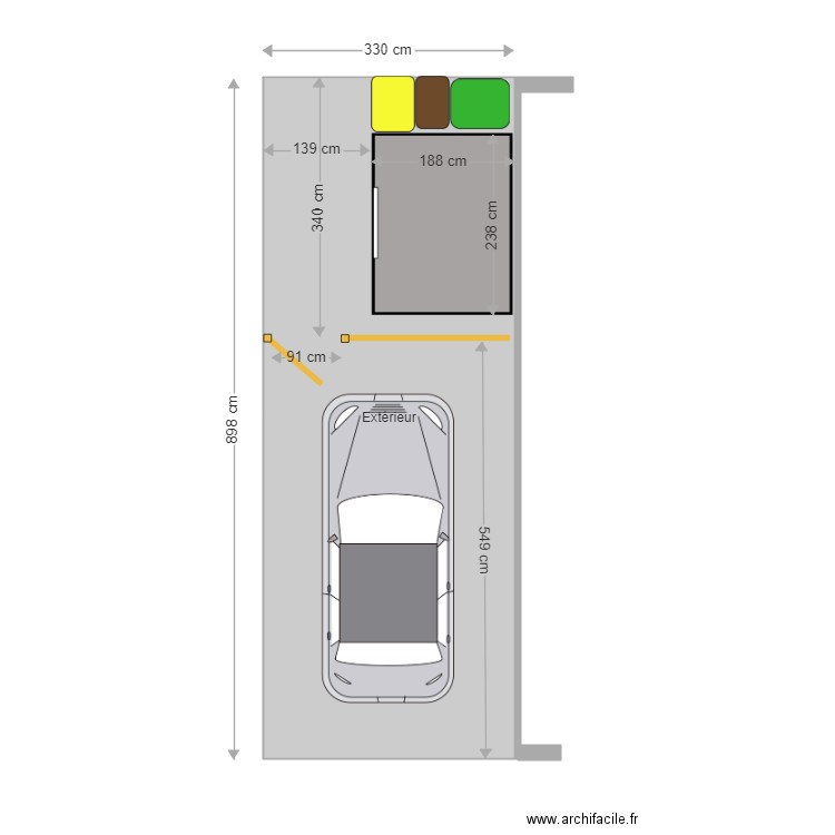 carport-St-Gilles-7. Plan de 1 pièce et 30 m2