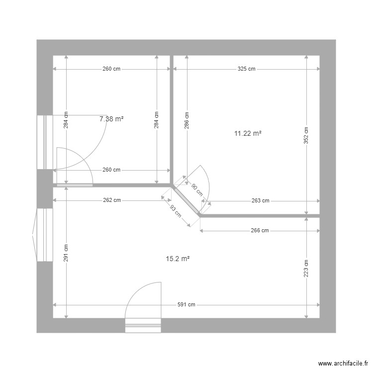 Agrandissement . Plan de 0 pièce et 0 m2