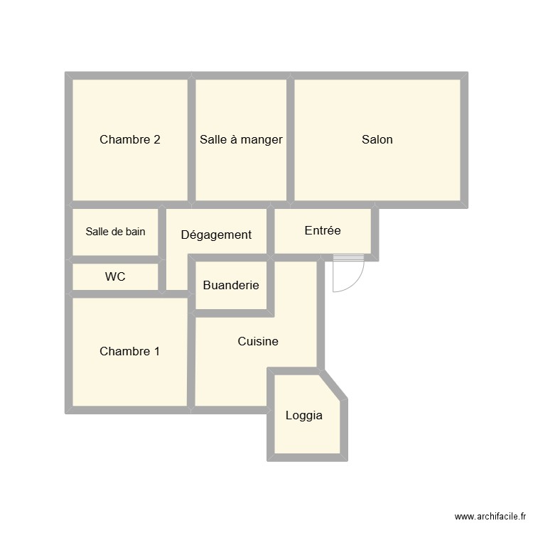 2502 ROLLAND. Plan de 11 pièces et 20 m2