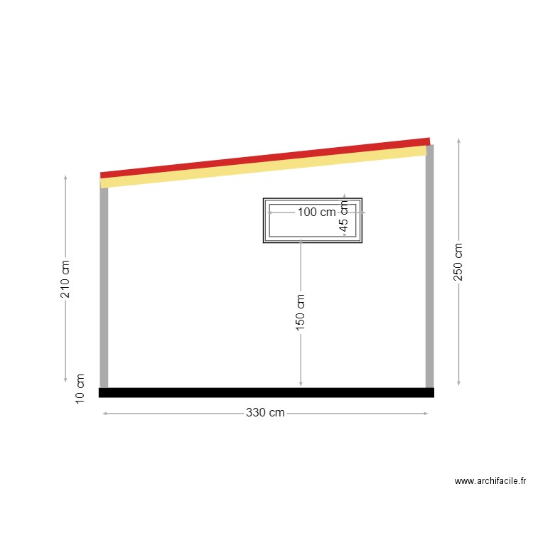 abris sud. Plan de 0 pièce et 0 m2