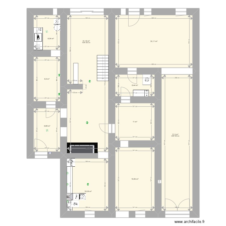 Maison 0/2. Plan de 0 pièce et 0 m2