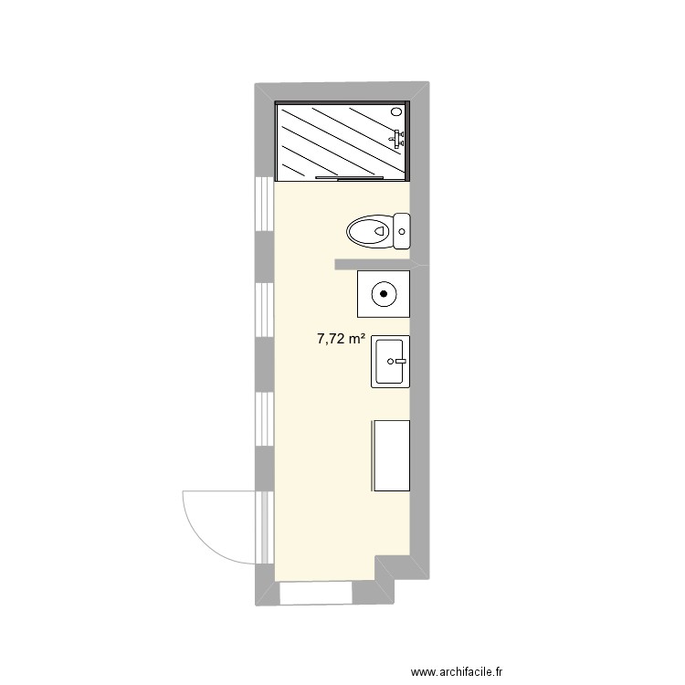 SDB . Plan de 0 pièce et 0 m2