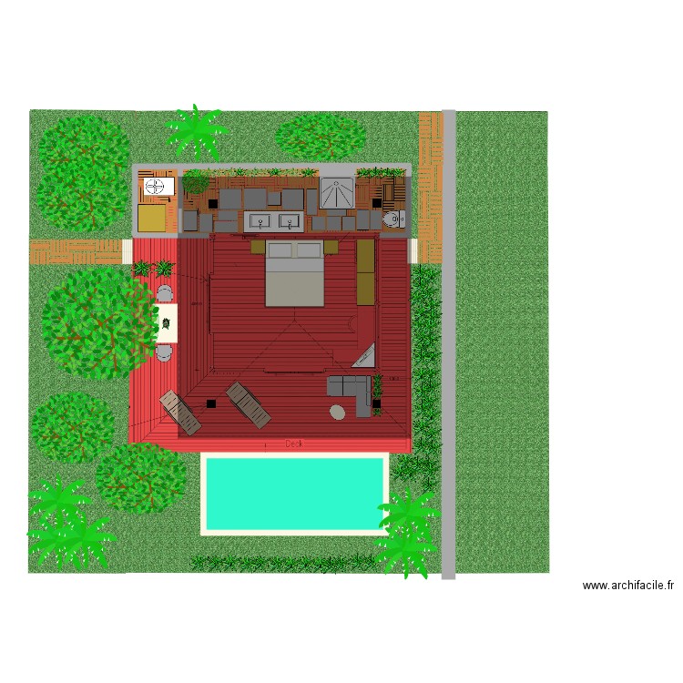 VILLA 15. Plan de 0 pièce et 0 m2