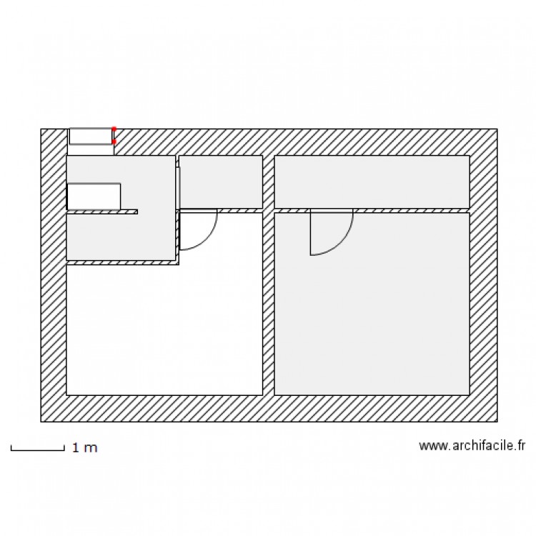 chambre fille. Plan de 0 pièce et 0 m2