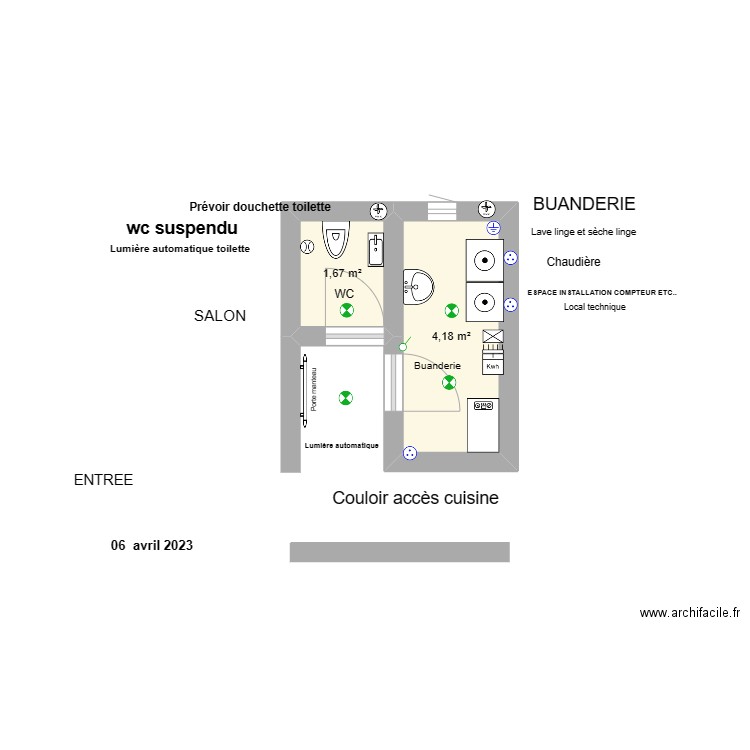 BUANDERIE Oct Vassy. Plan de 0 pièce et 0 m2