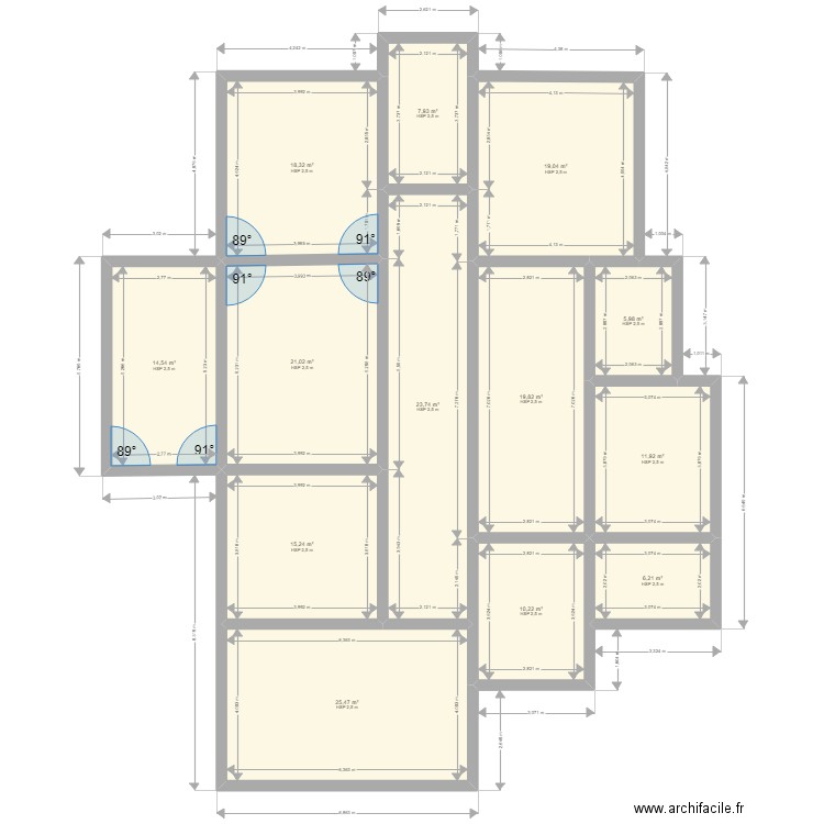 Plan de maison. Plan de 0 pièce et 0 m2