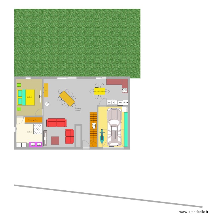 test bas. Plan de 0 pièce et 0 m2