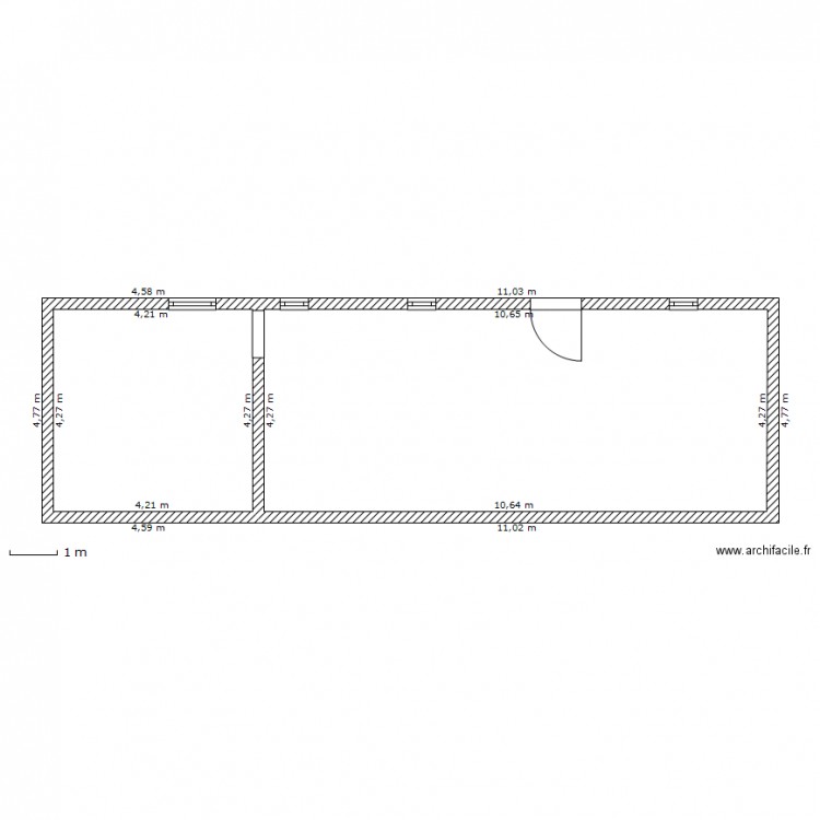 Rez étable. Plan de 0 pièce et 0 m2