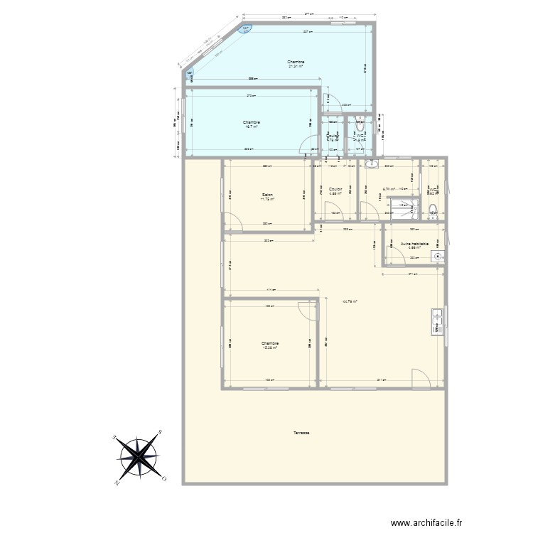 Extension LaFoa. Plan de 0 pièce et 0 m2