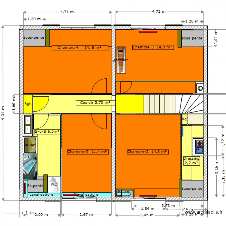 Plan. Plan de 0 pièce et 0 m2