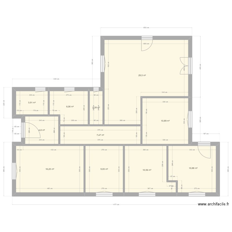 Pion. Plan de 0 pièce et 0 m2