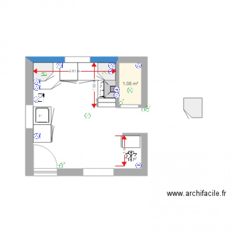 cuisine 20180924 bis. Plan de 0 pièce et 0 m2