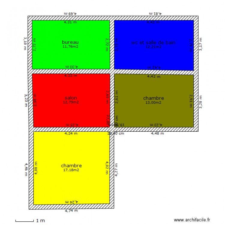 3étage. Plan de 0 pièce et 0 m2