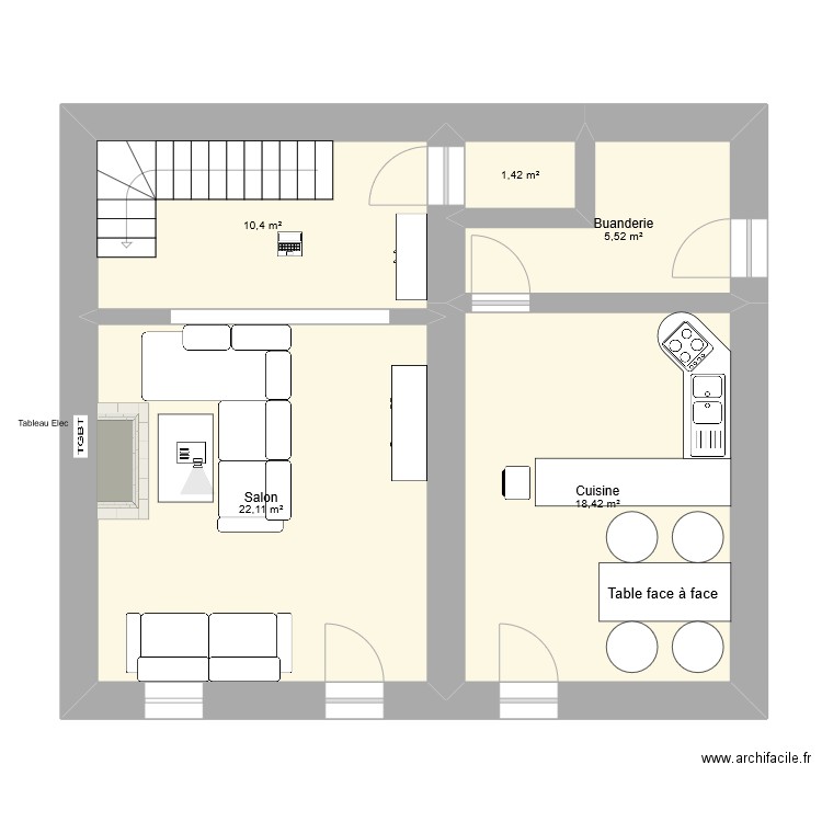 TestRDCAnnoiz. Plan de 0 pièce et 0 m2