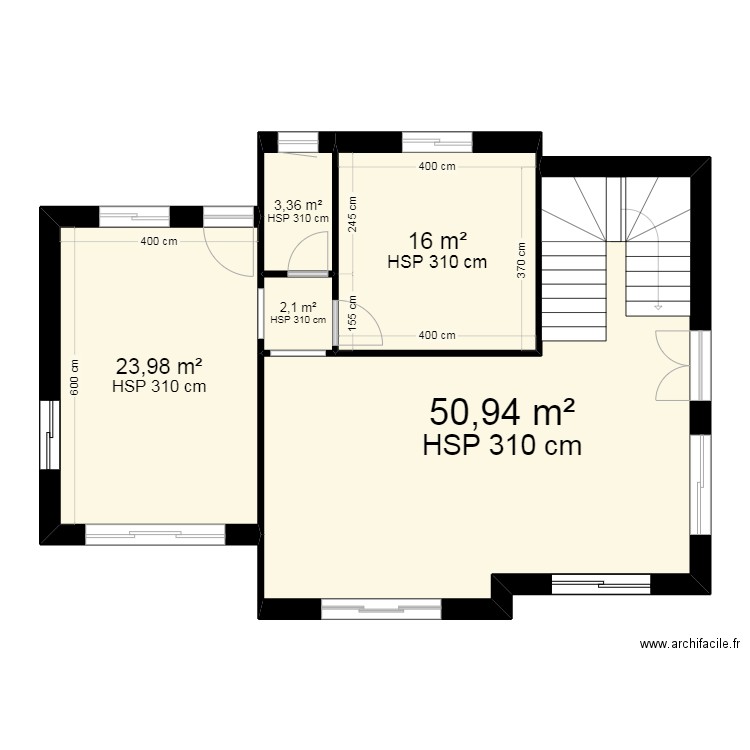 zied 2024 c3. Plan de 5 pièces et 105 m2