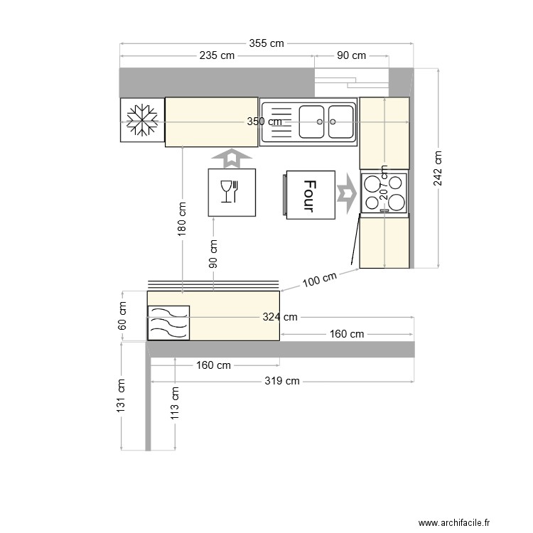 CUISINE rev 1. Plan de 0 pièce et 0 m2